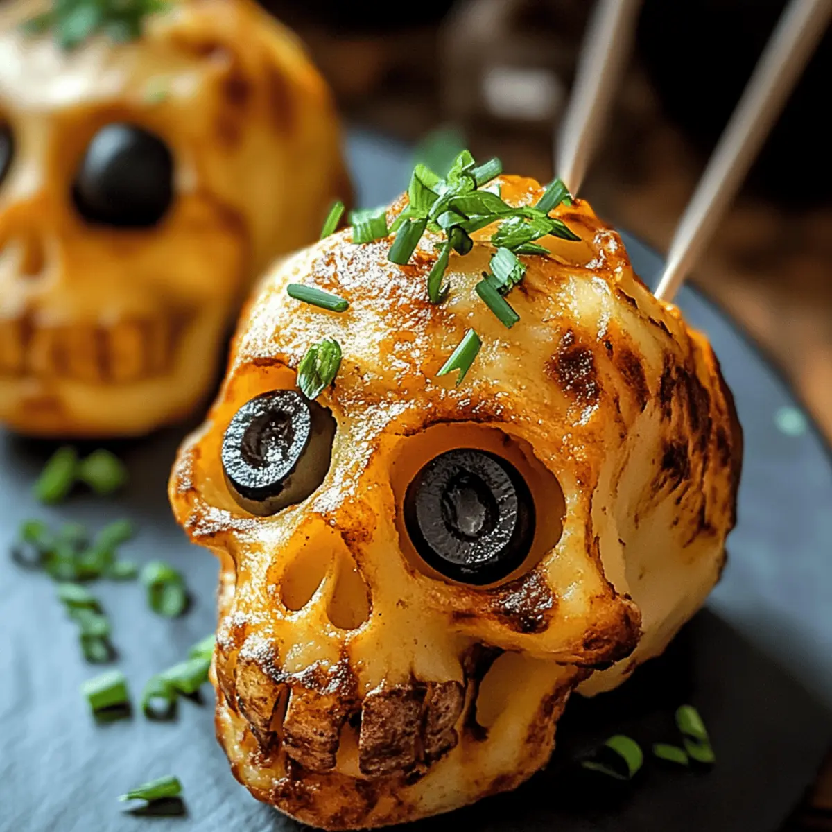 Spooky Skull Potatoes for a Fun, Creamy Halloween Feast