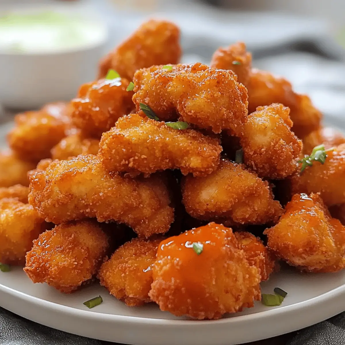 Crispy Air Fryer Buffalo Chicken Bites