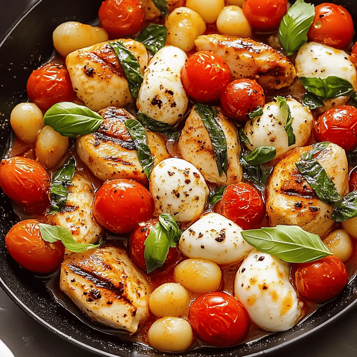Caprese Chicken Gnocchi Skillet: A Quick Dinner Wow Factor