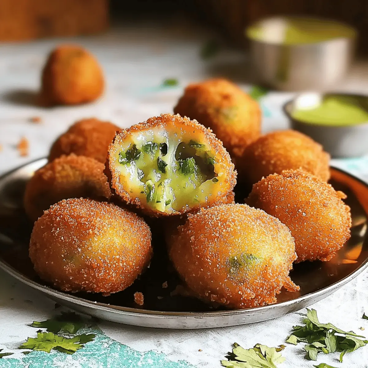 Cheese Chutney Bombs