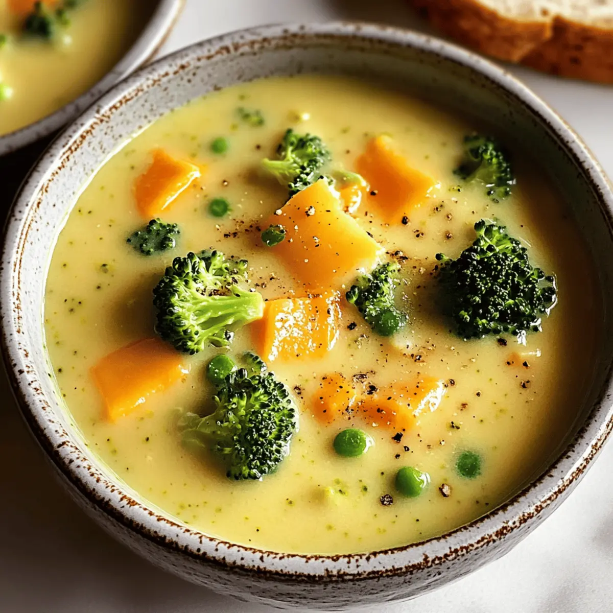 Creamy Cheddar and Broccoli Velouté: Cozy Comfort in a Bowl