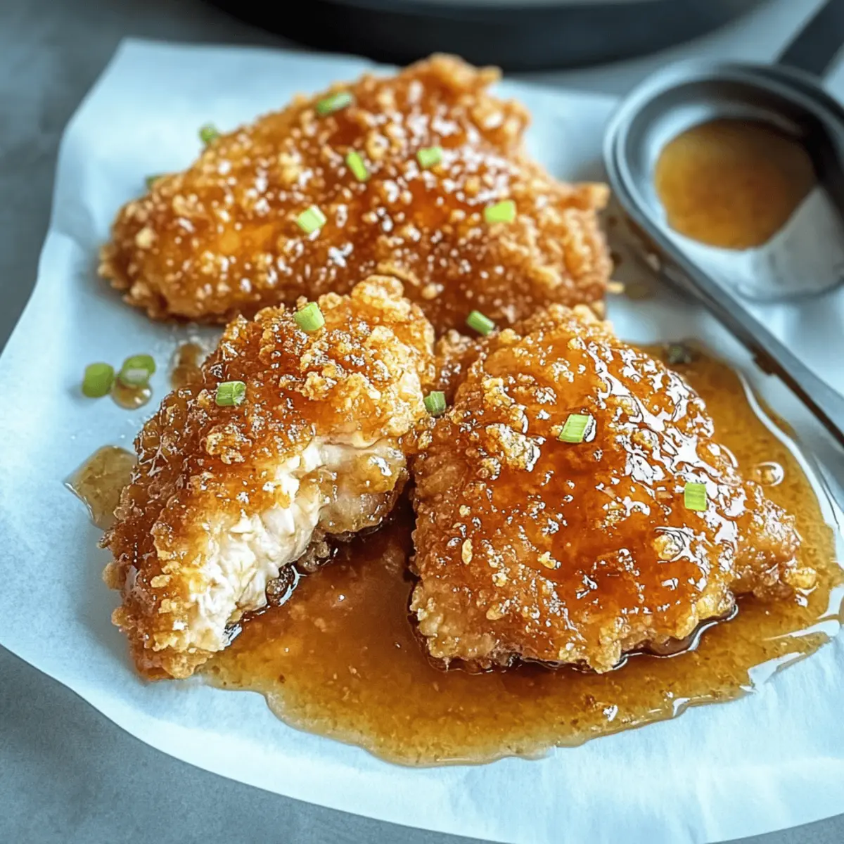Crispy Baked Hot Honey Chicken