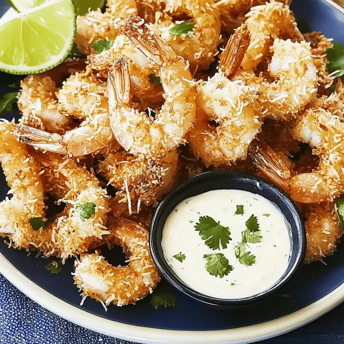 Crispy Coconut Shrimp with Zesty Honey-Lime Dip
