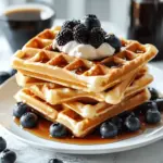 Fluffy and Golden Waffles