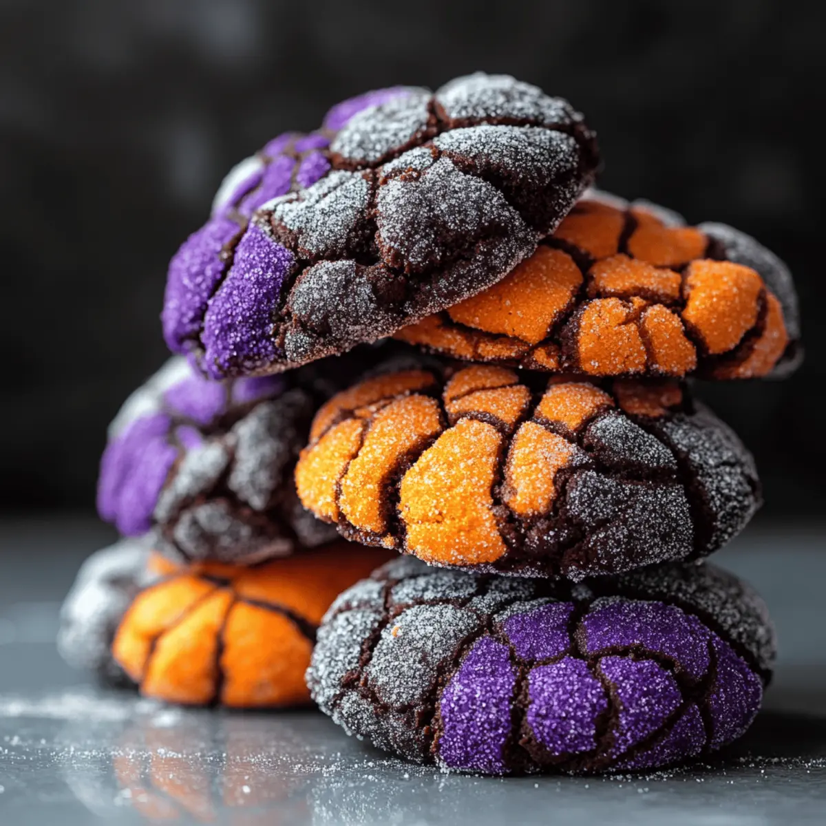 Halloween Crinkle Cookies – Soft, Chewy Treats for Spooky Fun