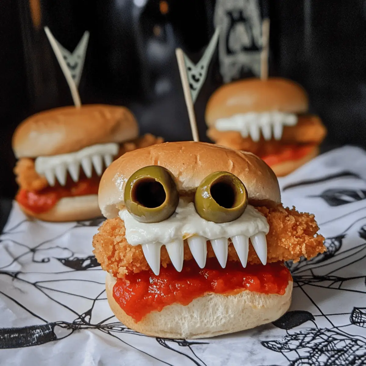 Halloween Chicken Parmesan Sliders: Spook-tacular Bites to Haunt Your Party