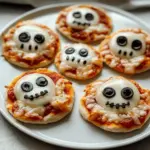 Halloween Mini Pizzas