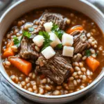 Hearty Slow Cooker Beef & Barley Comfort Bowl