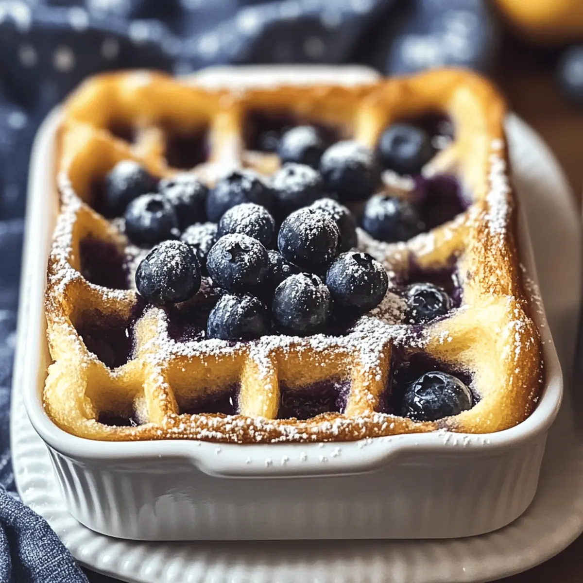 Lemon-Infused Baked Blueberry French Toast Delight for Brunch Bliss