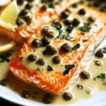Pan-Seared Salmon in Lemon-Caper Sauce