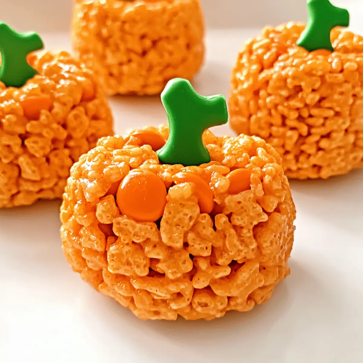 Pumpkin Rice Krispie Treats