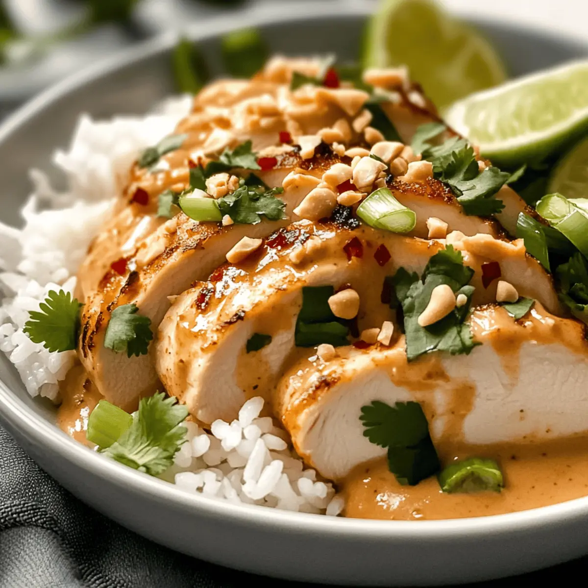 Savory Thai Peanut Chicken: Quick Comfort in 25 Minutes