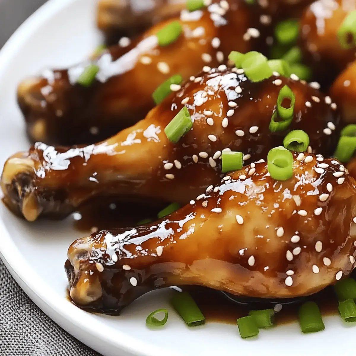 Sticky Japanese Glazed Chicken Drumsticks: Family Comfort Food