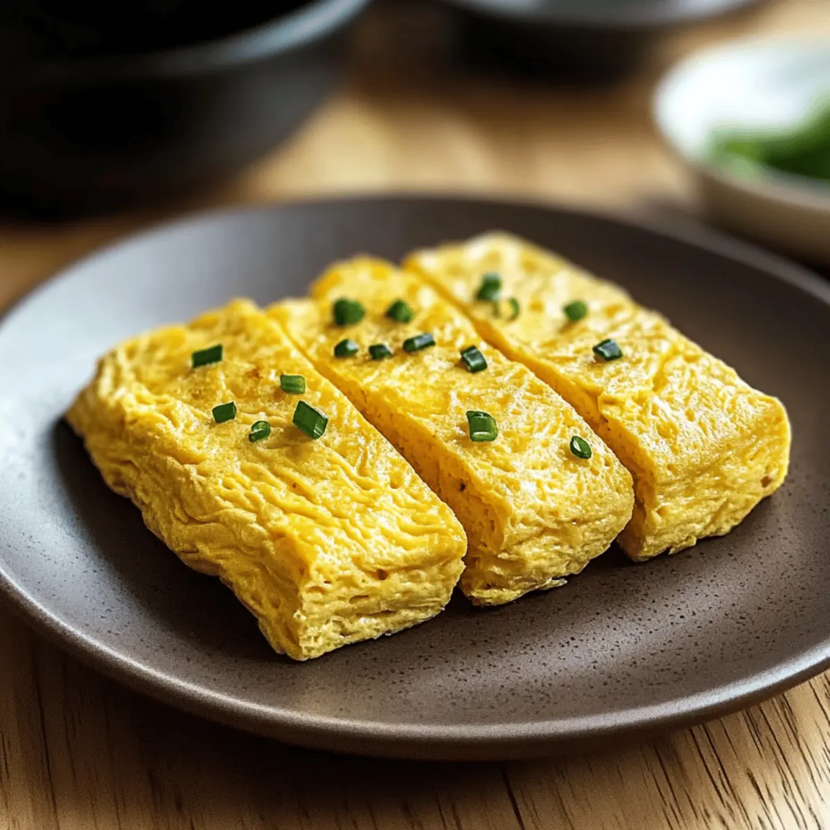 Sweet and Savory Japanese Rolled Omelet Delight