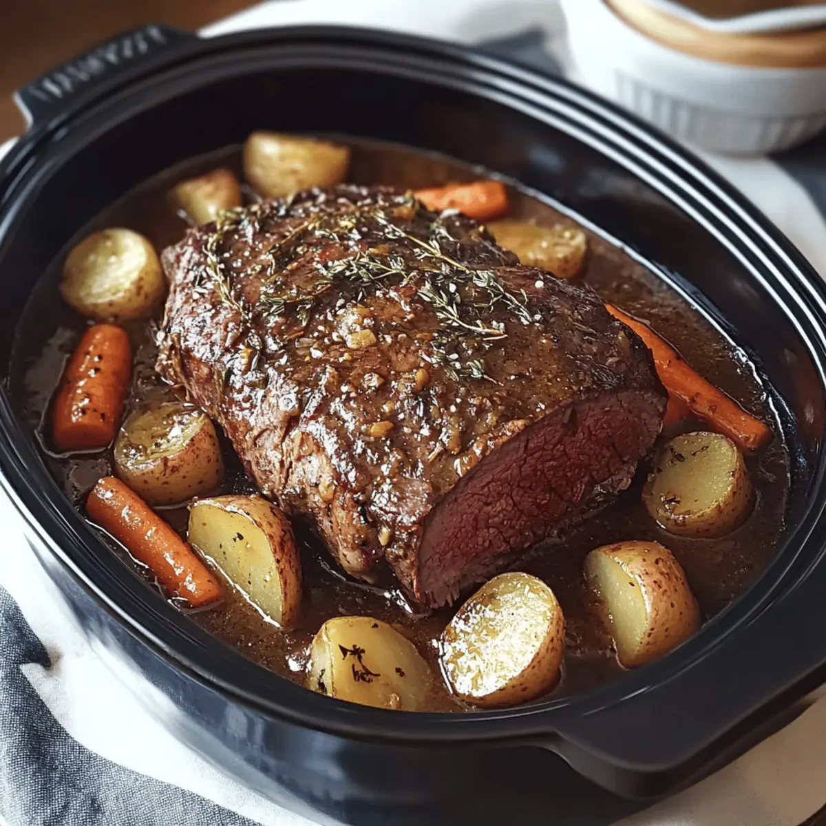 Tender Crock-Pot Beef Roast with Vegetables