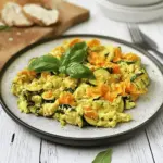 Zucchini Blossom and Egg Scramble
