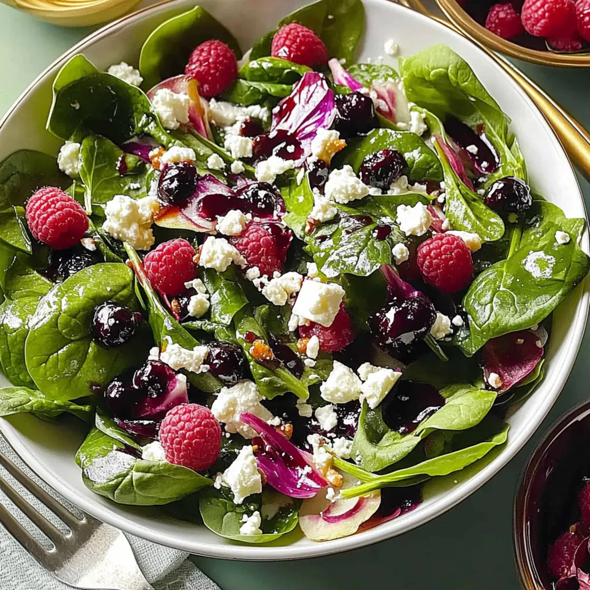 Delicious Special Radicchio-Spinach Salad with a Spicy Twist