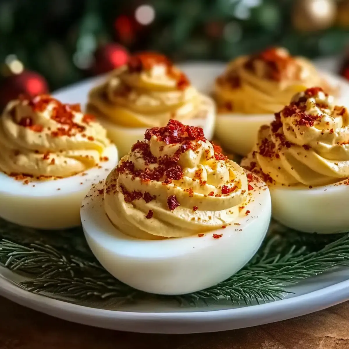 Christmas Deviled Eggs