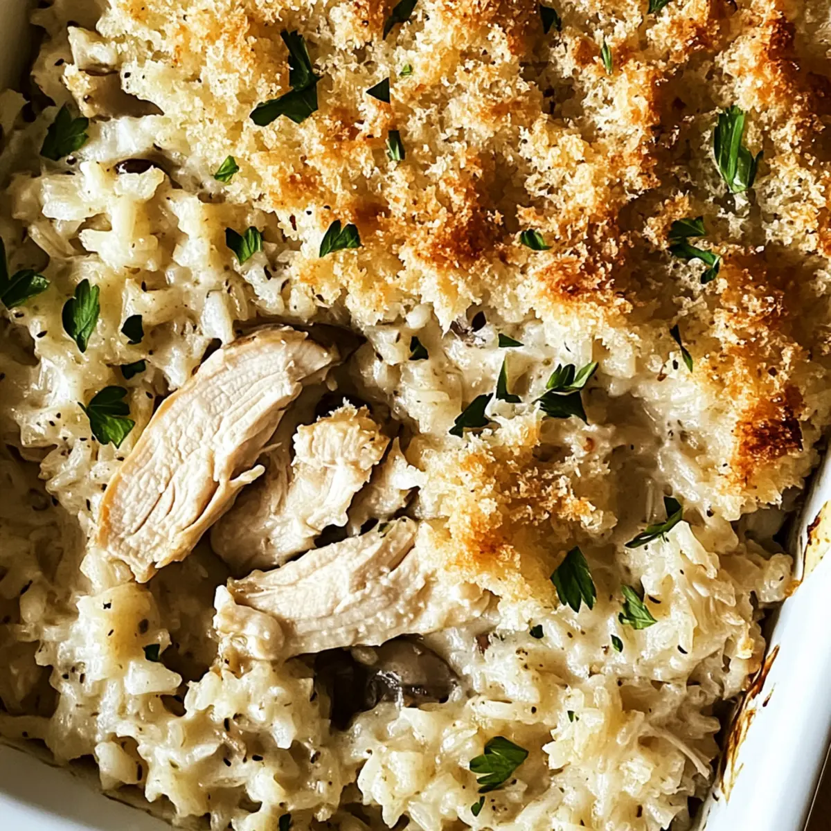 Comforting Chicken & Rice Casserole