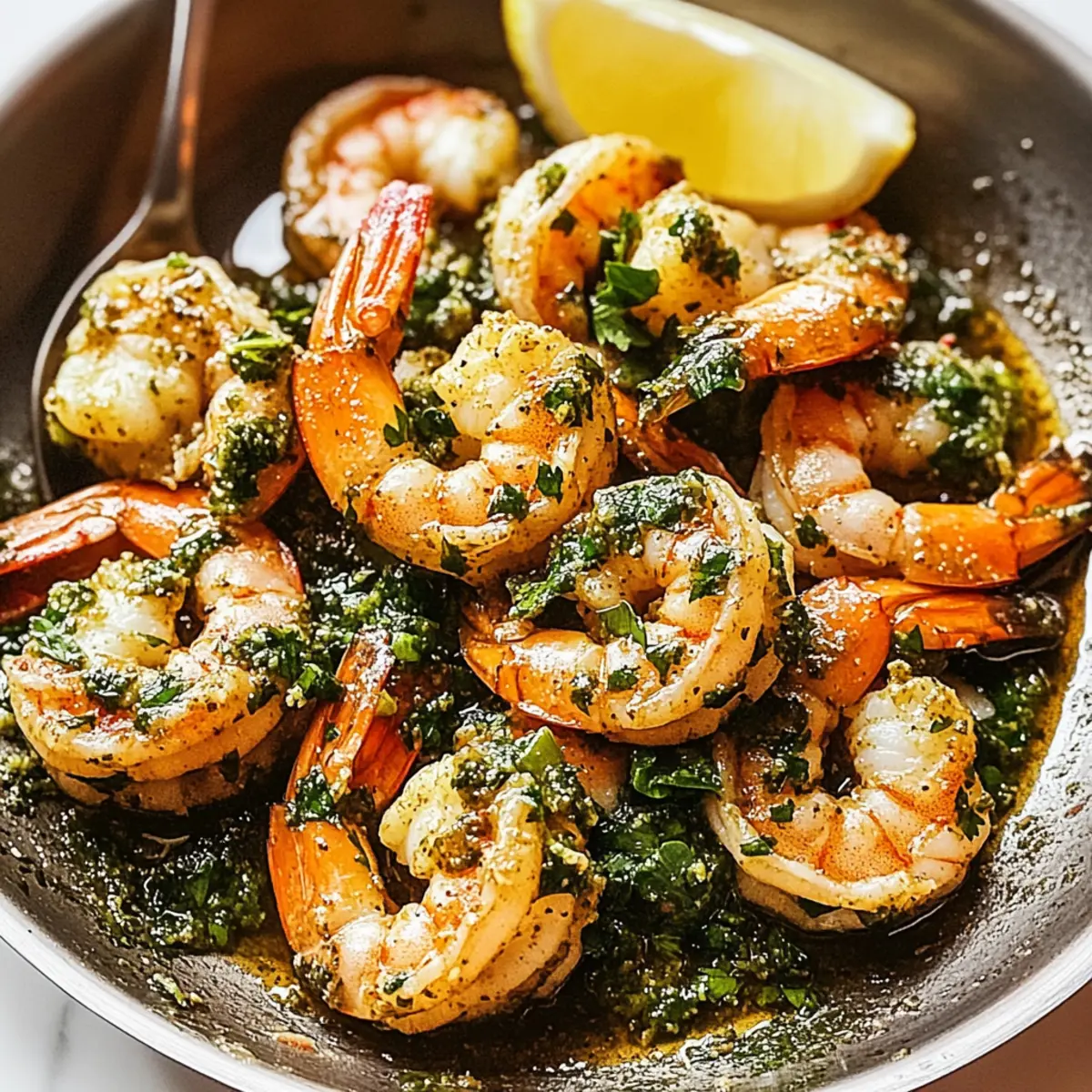 Zesty One-Pan Chimichurri Shrimp