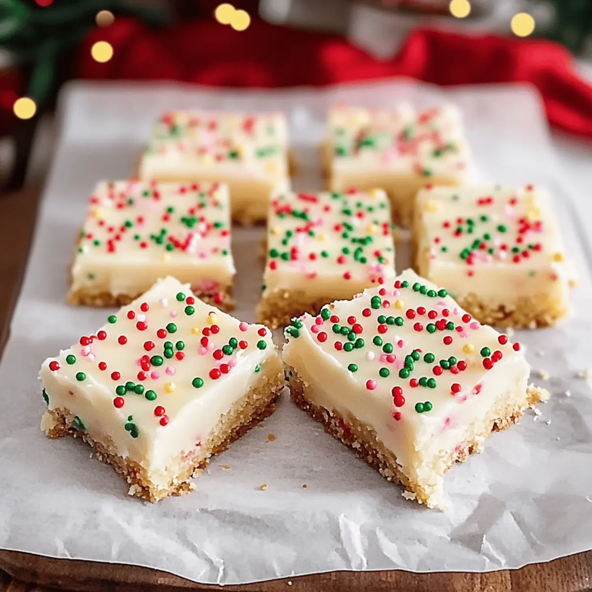 Easy Christmas Sugar Cookie Bars Recipe for Festive Fun