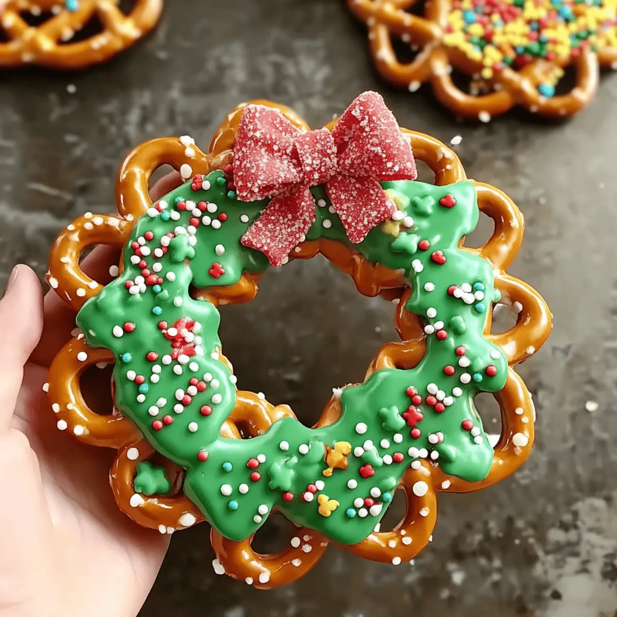 Delightful Festive Pretzel Wreaths for Fun Family Moments