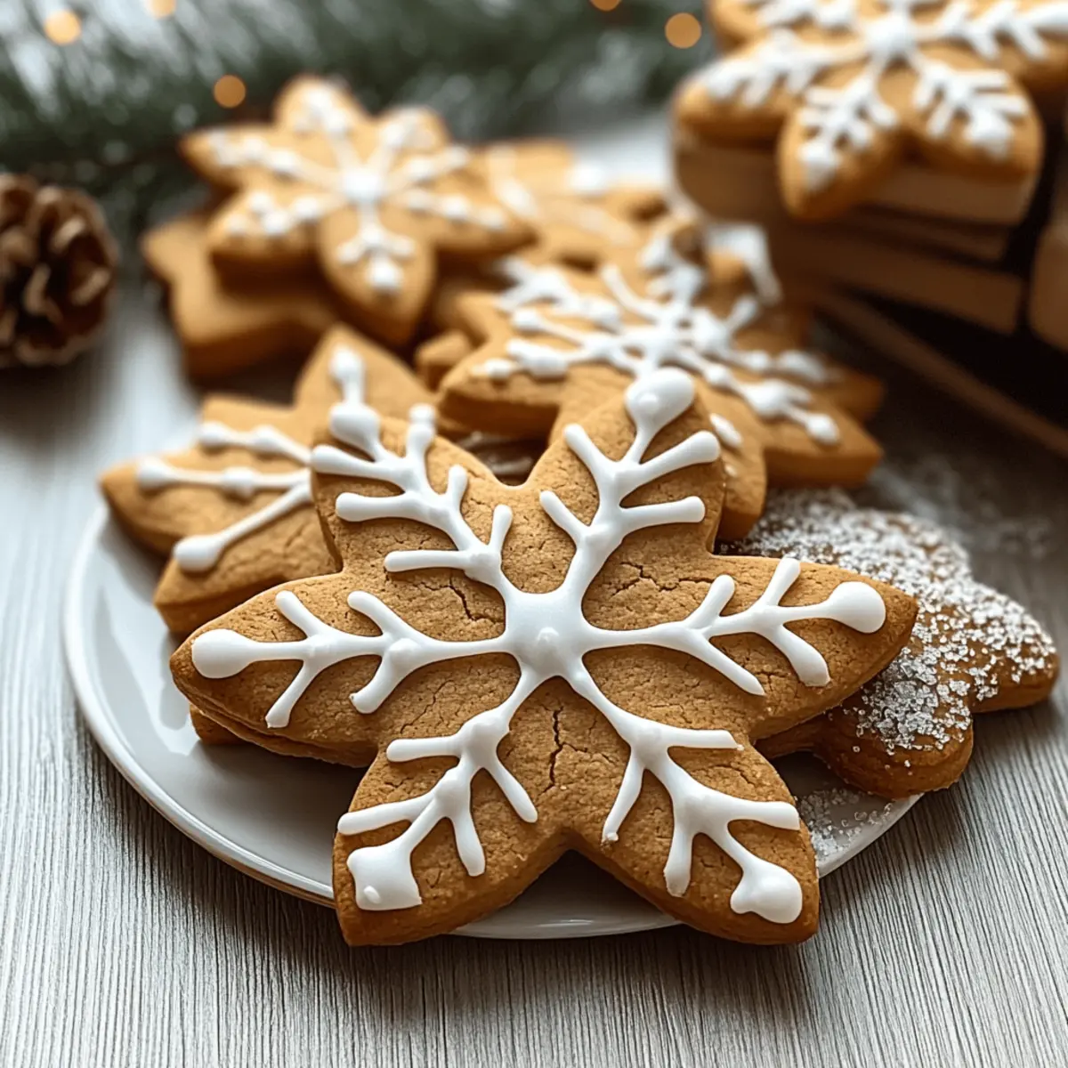 Gingerbread Snowflake Cookies: A Festive Delight to Bake Together