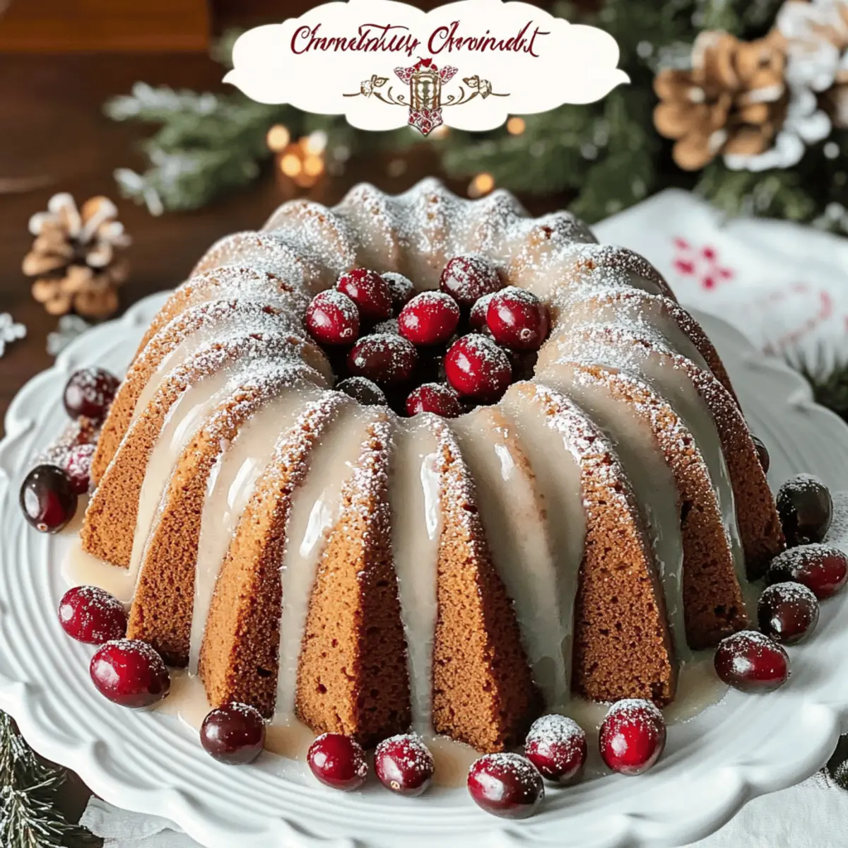 Irresistible Gingerbread Bundt Cake for Heartwarming Holidays