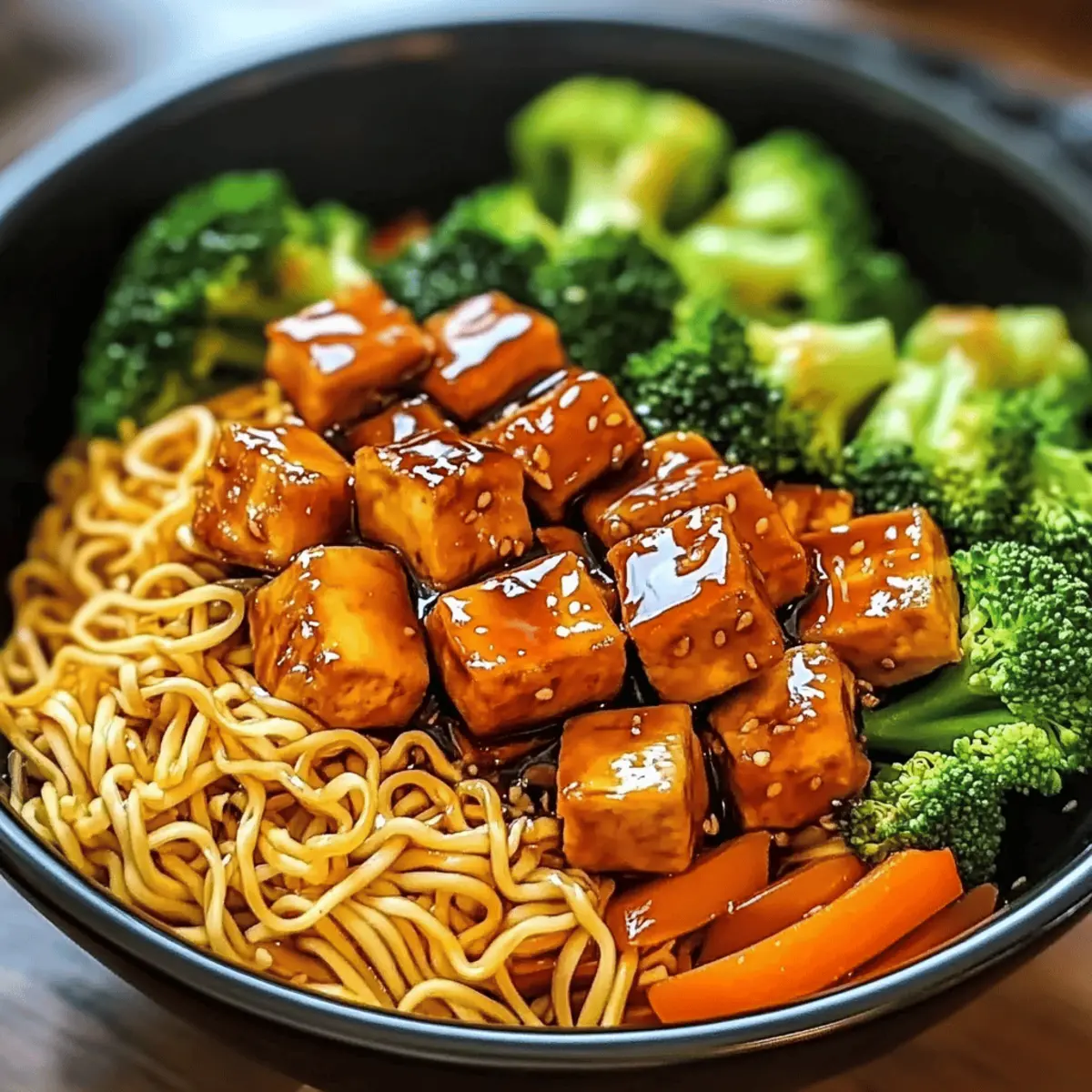 Vegan Teriyaki Noodle Bowl: A Flavorful Plant-Based Delight