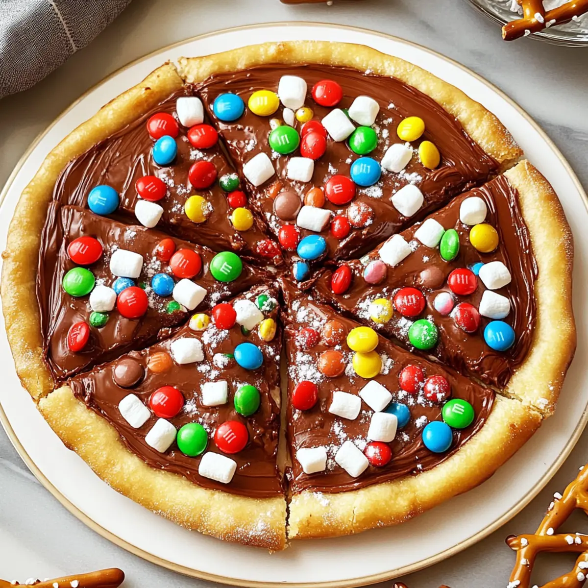 Decadent Chocolate Pizza for Quick Family Fun and Smiles