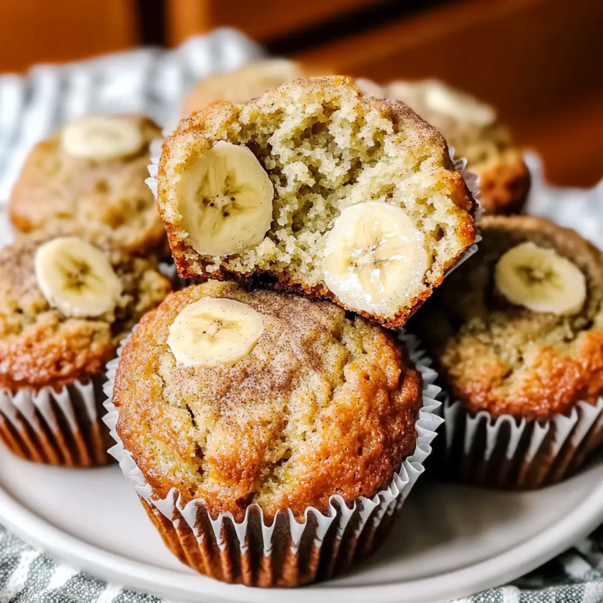 Irresistibly Soft Banana Muffins