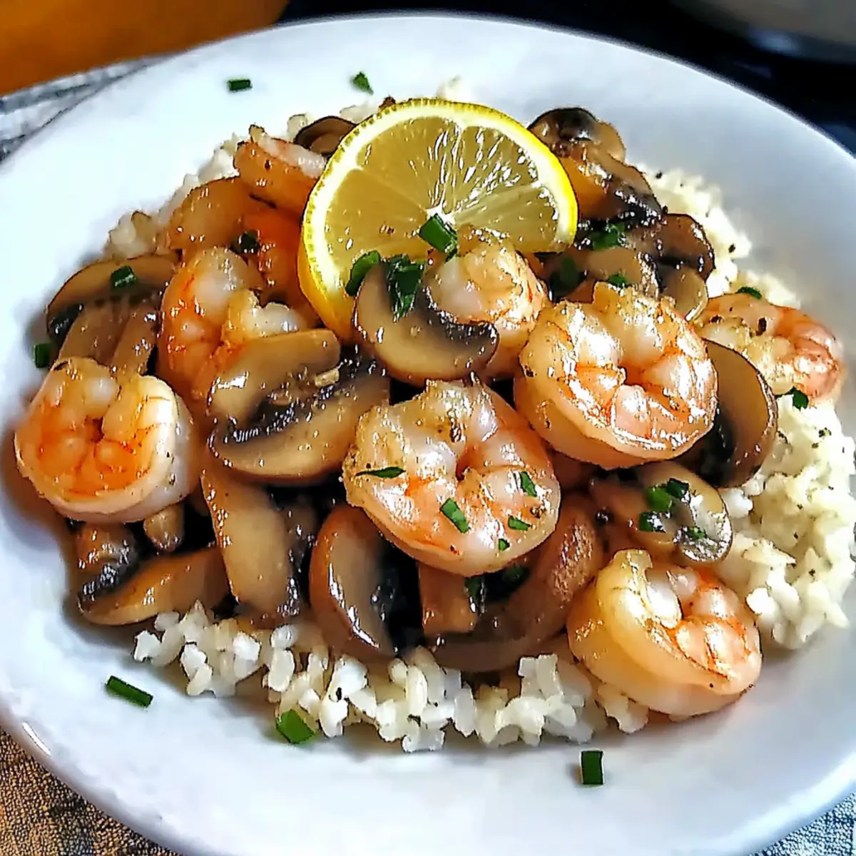 Irresistibly Delicious Stir Fried Shrimp and Mushrooms Tonight