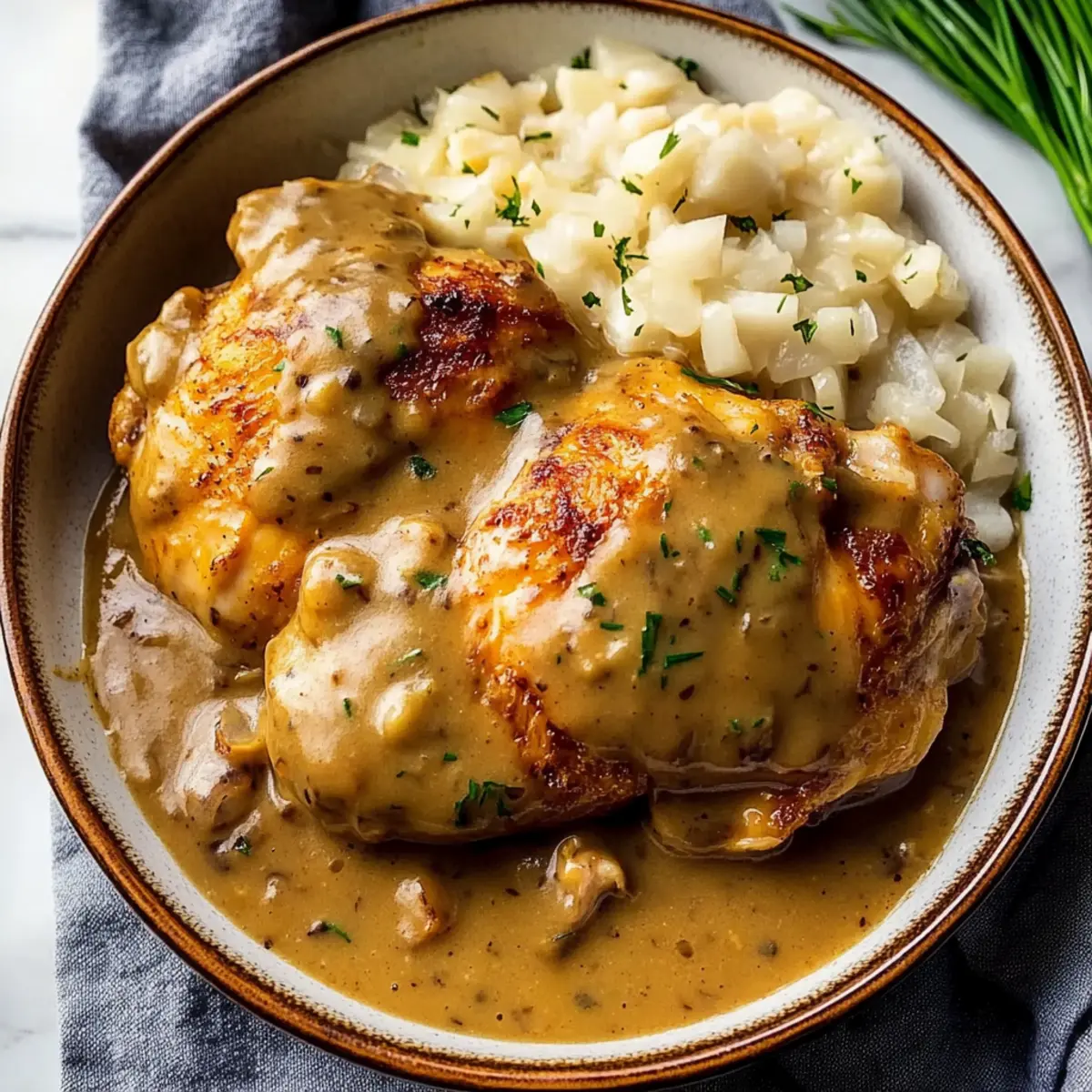 Delicious Smothered Chicken