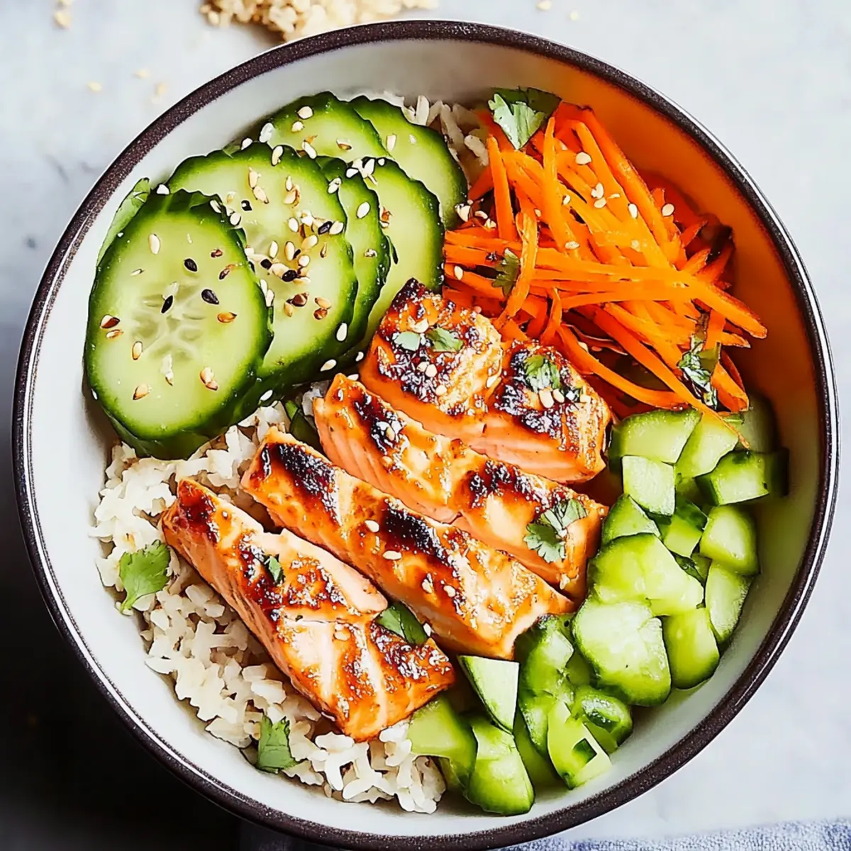 Delicious Spicy Salmon Bowls Packed with Flavor and Nutrition