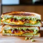 Bacon Guacamole Grilled Cheese Sandwich