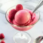 Raspberry Champagne Sorbet