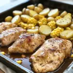 Honey Mustard Chicken Sheet Pan Dinner