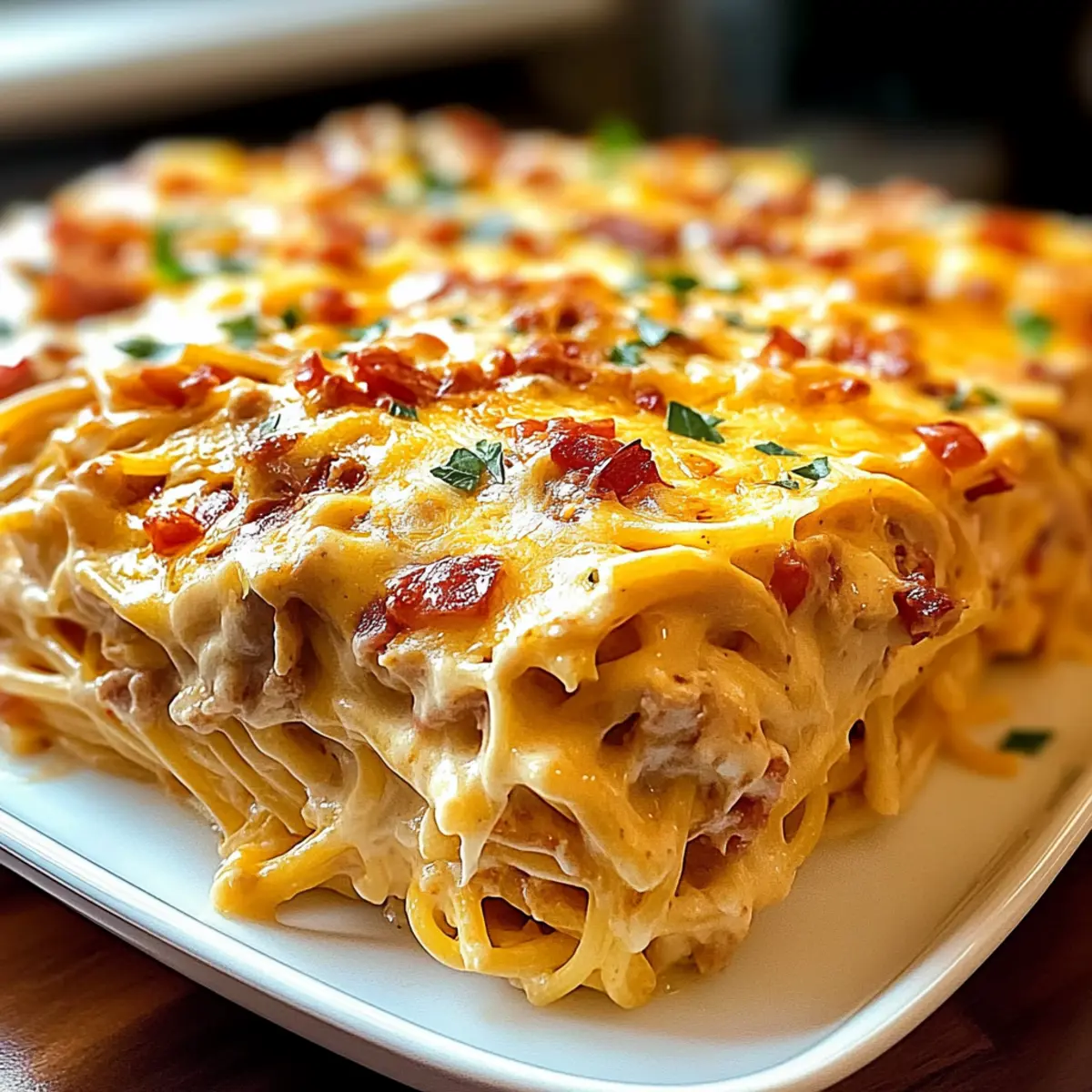Spicy Southern Cheesy Chicken Spaghetti Casserole Bliss
