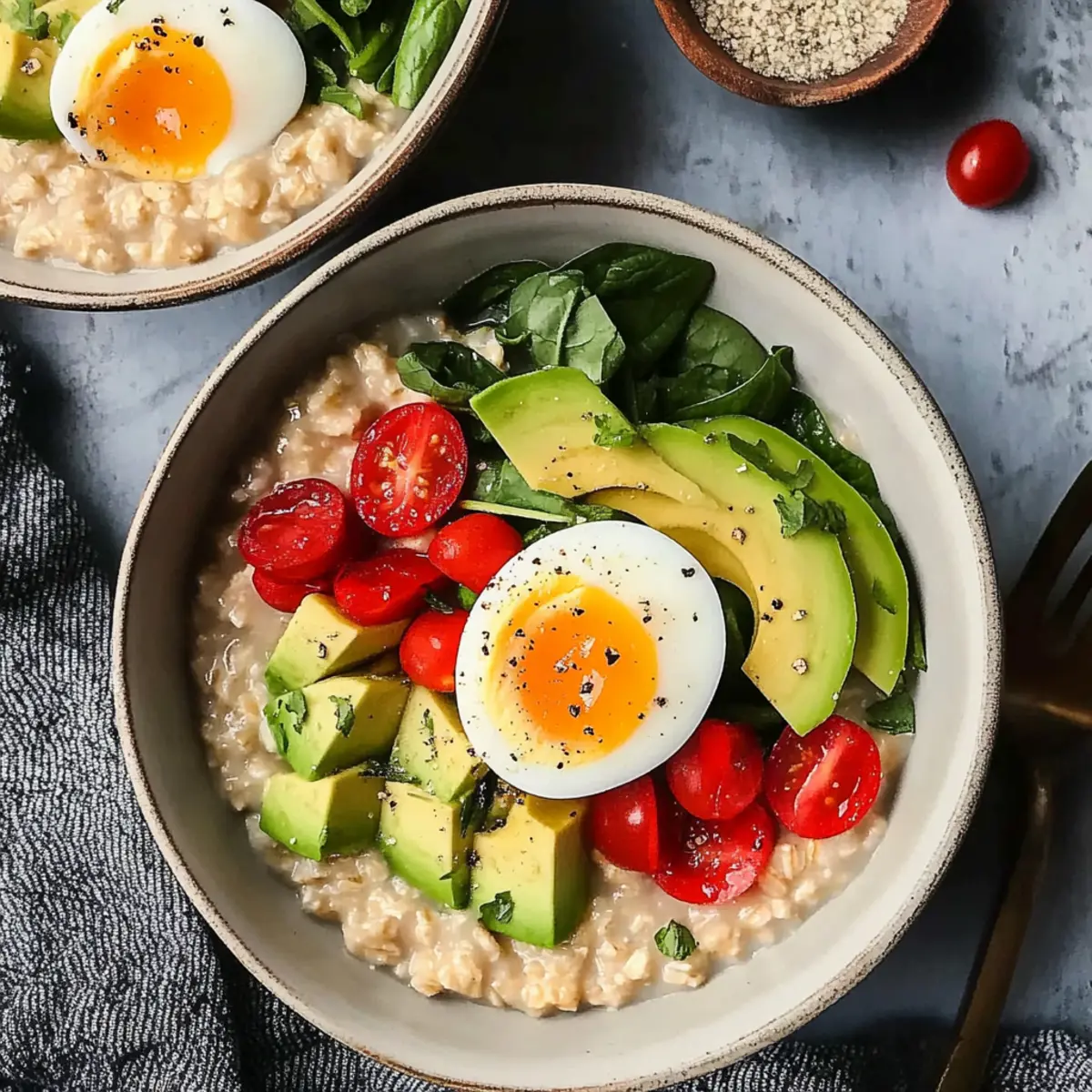 Savory Oatmeal: Nourishing Comfort for Any Meal