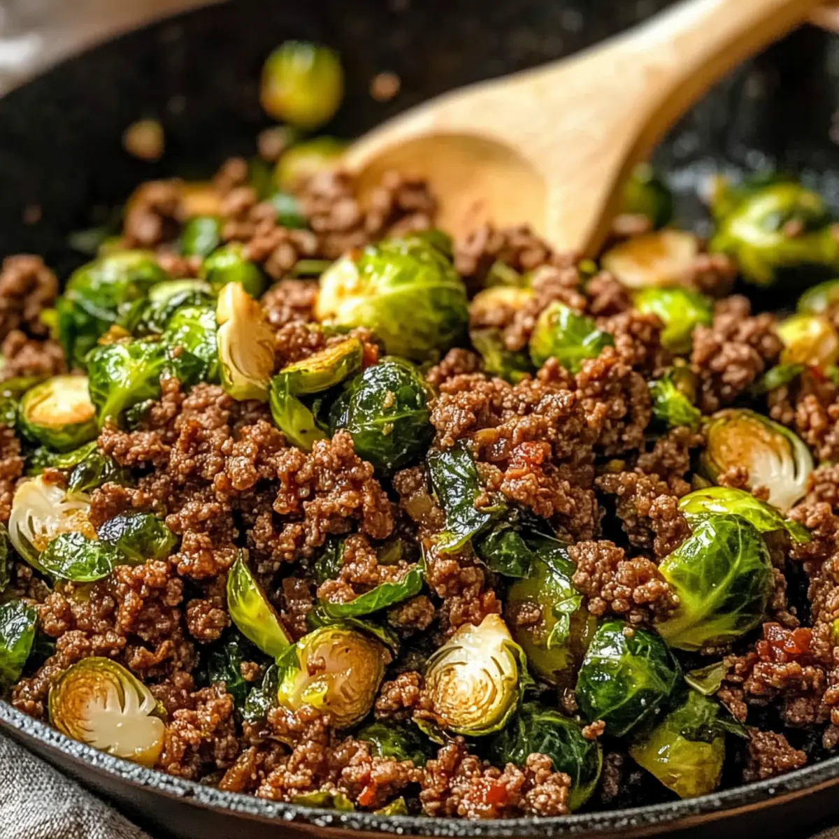 Savory Ground Beef and Brussels Sprouts for Easy Dinners