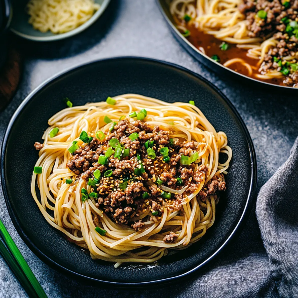 Savory Asian Ground Beef Noodles for a Quick Weeknight Meal