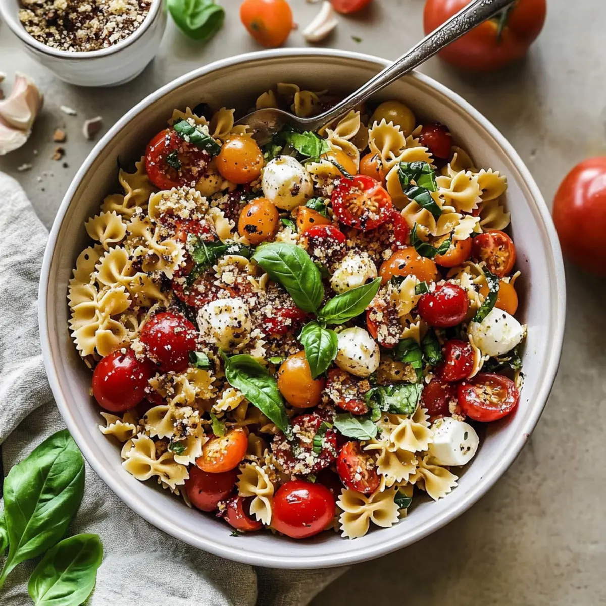 Bruschetta Pasta Salad: A Refreshing Twist on Tradition