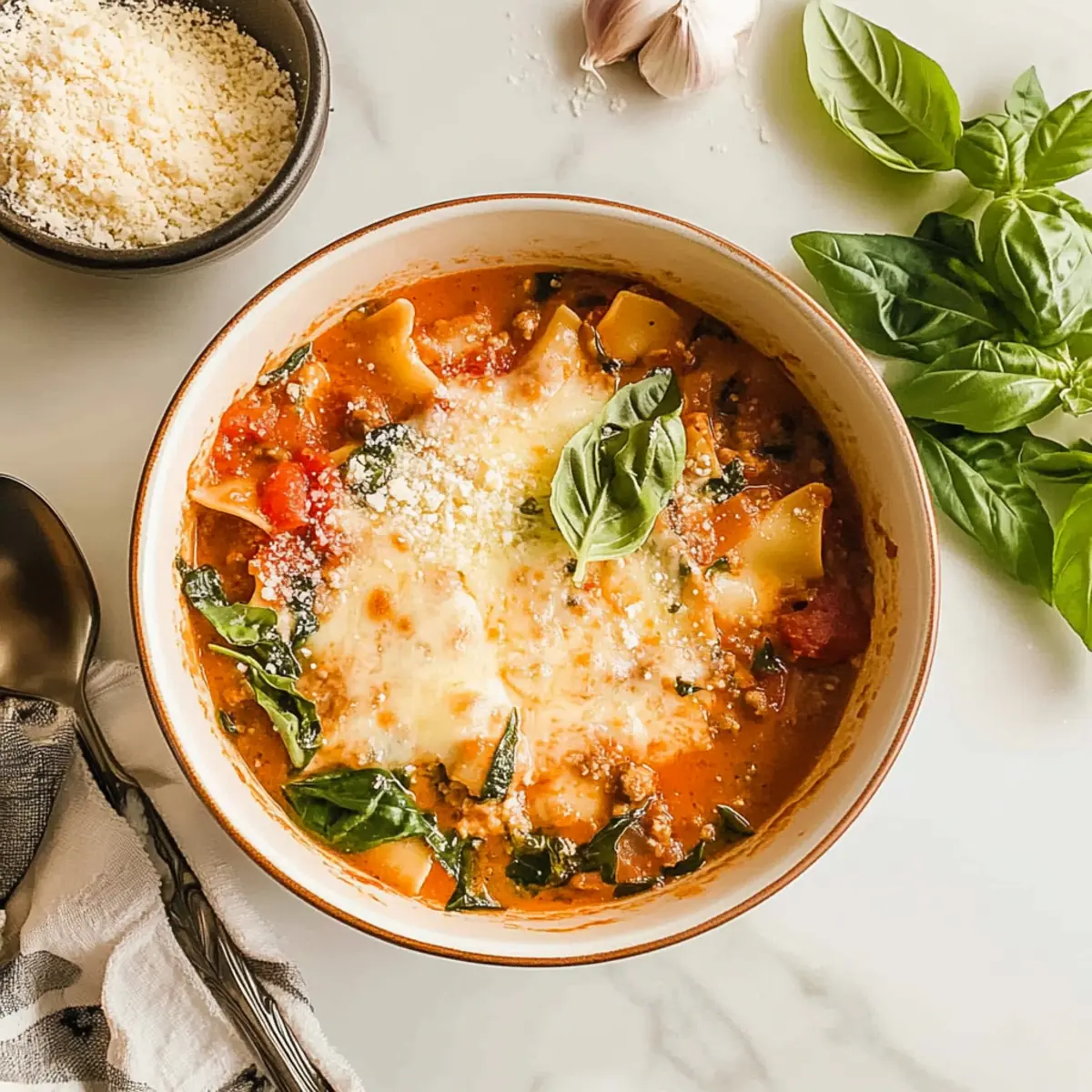 Comforting Easy Creamy Lasagna Soup for Busy Nights