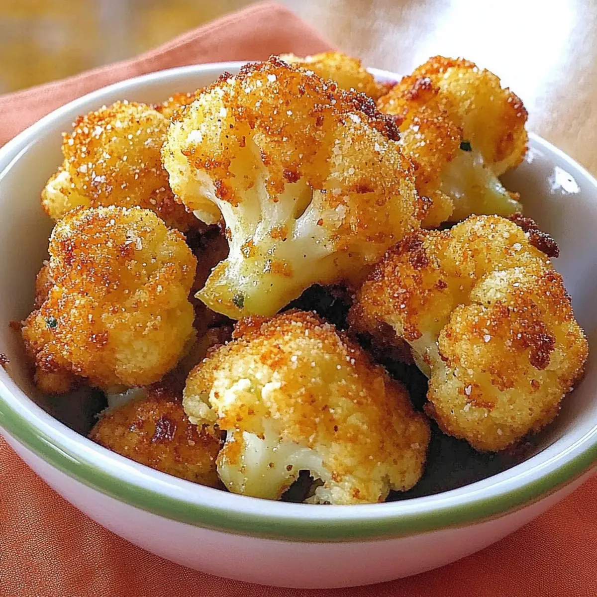 Parmesan Cauliflower Bites – Just 5 Ingredients for a Crunchy Treat