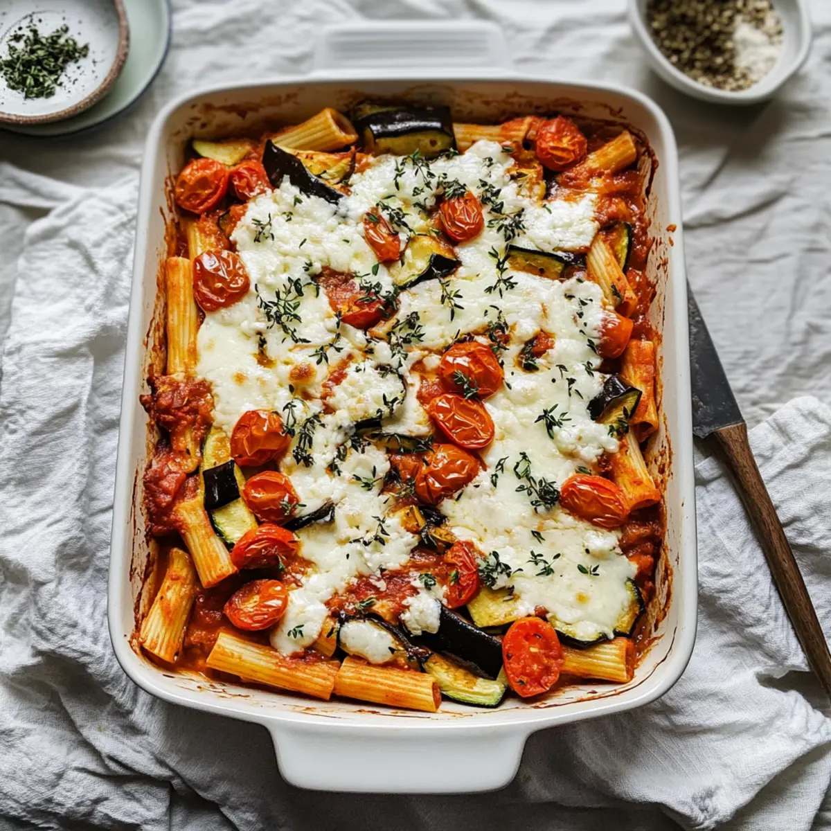 Eggplant Pasta Bake With Tomato & Zucchini for Cozy Nights