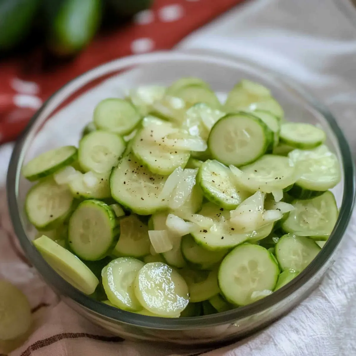 Cucumber and Onions in Vinegar: Your Perfect Summer Side Dish