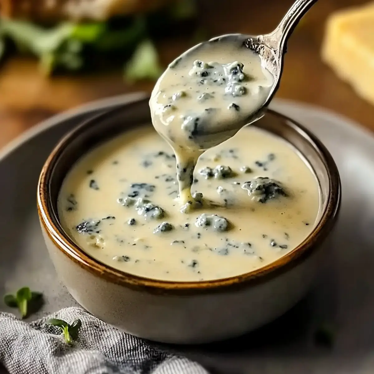 Lusciously Creamy Blue Cheese Sauce Ready in 15 Minutes