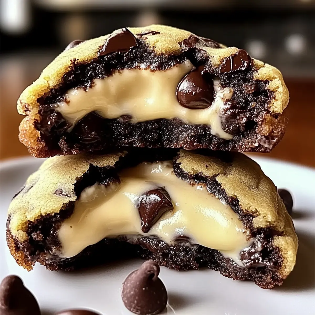 Cheesecake Stuffed Chocolate Chip Cookies for Sweet Moments