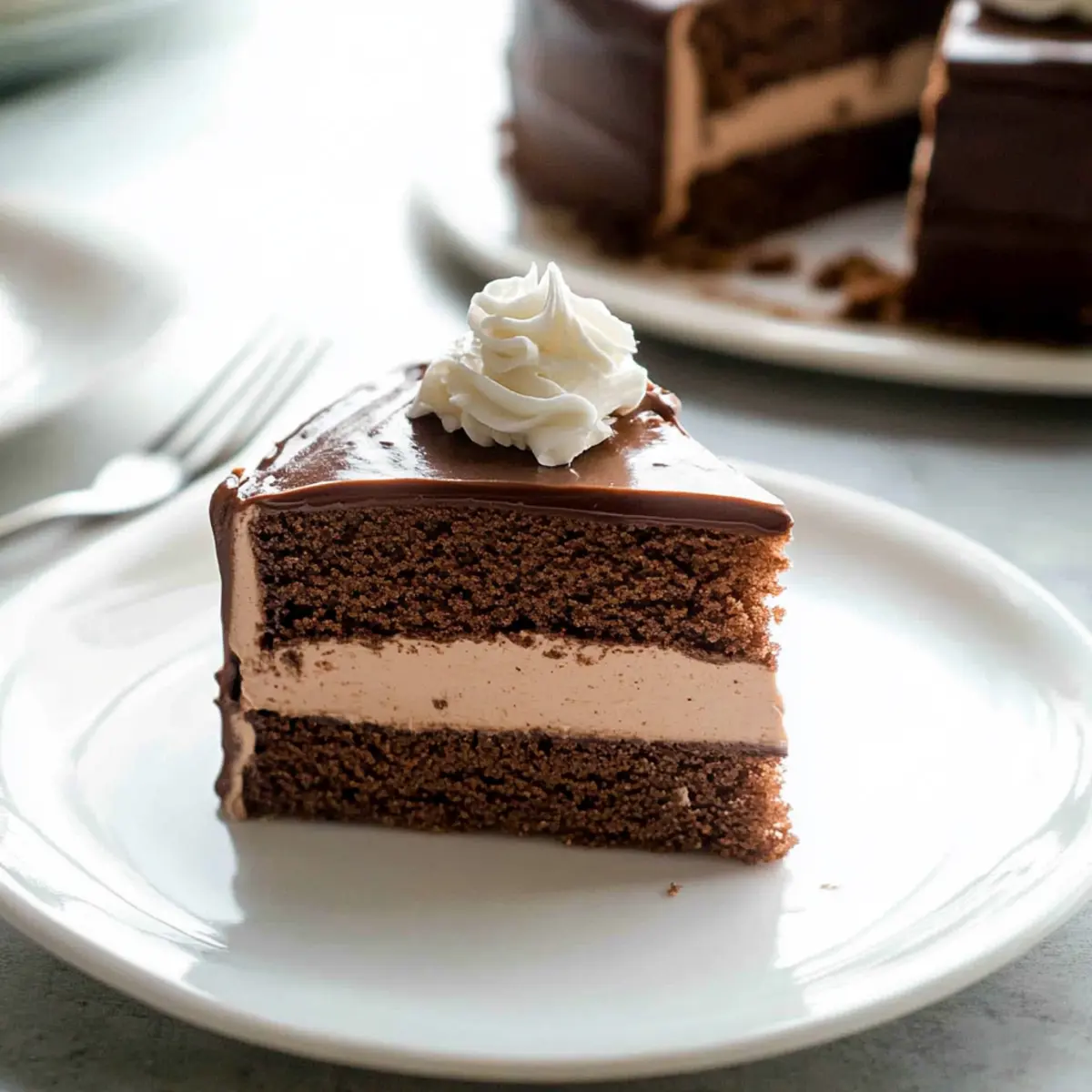 Sokolatina - Irresistibly Light Chocolate Custard Cake