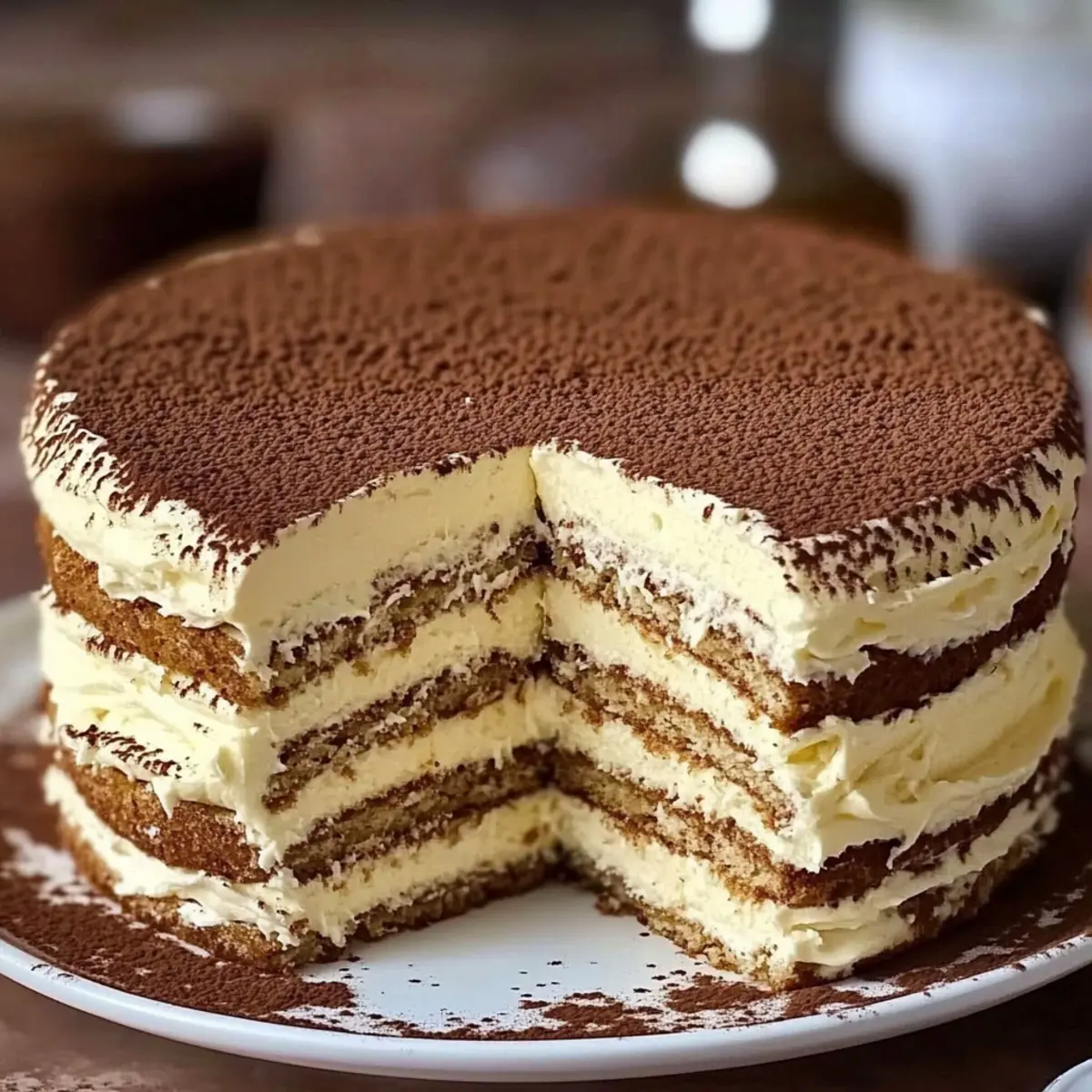 Heavenly Tiramisu Cake: Irresistibly Light and Creamy Delight